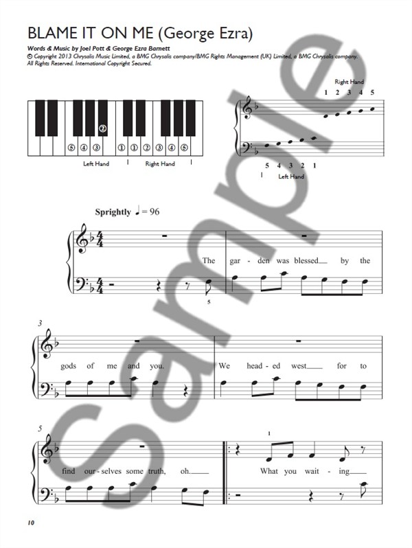 Easiest 5-Finger Piano Collection: Huge Chart Hits