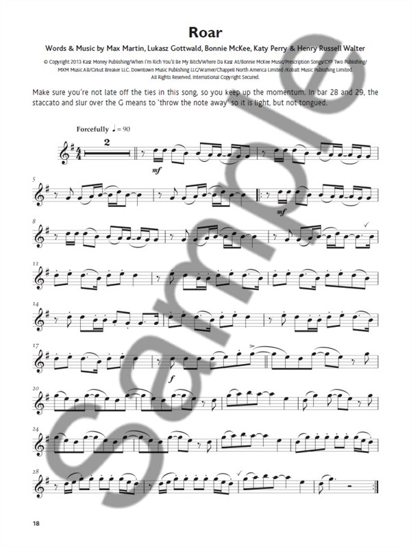 Grade 3 Alto Saxophone Pieces (Book/Audio Download)
