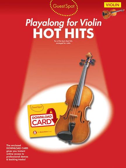 Guest Spot: Hot Hits - Violin (Book/Download Card)