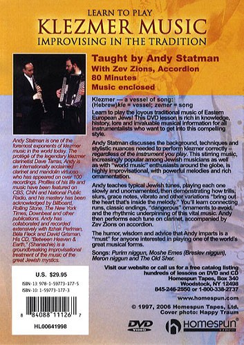 Andy Statman: Learn To Play Klezmer Music