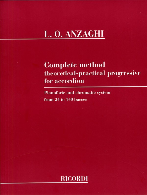 Luigi Anzaghi: Complete Method For Accordion