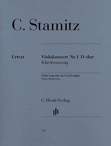 Carl Stamitz: Viola Concerto No.1 In D (Viola/Piano)