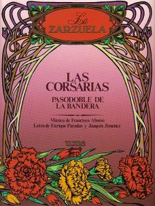 Alonso, F Pasodoble De La Bandera No.5 From Las Corsarias Voice/piano