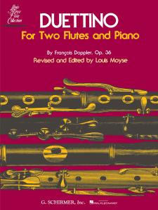 Franz Doppler: Duettino For Two Flutes And Piano Op. 36