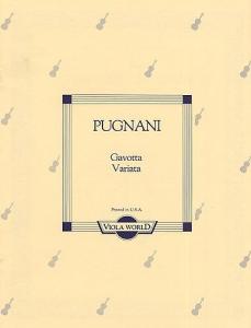 Pugnani: Gavotta Variata For Viola And Piano