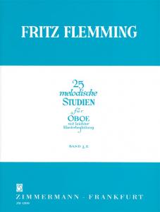 Flemming: 25 Melodic Studies Oboe Book 1