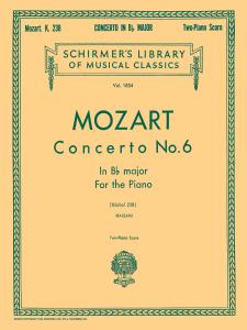 W.A. Mozart: Piano Concerto No. 6 In B Flat K.238 (Two Piano Score)