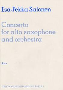 Esa-Pekka Salonen: Concerto For Alto Saxophone And Orchestra (Score)