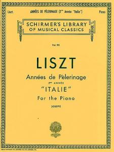 Franz Liszt: Annees De Pelerinage Book 2 'Italie'