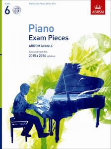 ABRSM Selected Piano Exam Pieces: 2015-2016 (Grade 6) - Book And CD