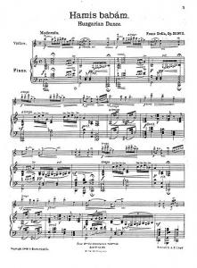 Franz Drdla: Hungarian Dances Op.30 No.2 'Hamis Babam'