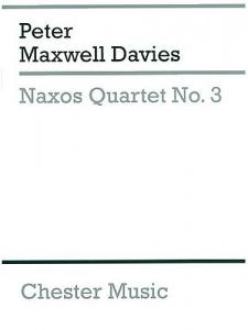Peter Maxwell Davies: Naxos Quartet No.3 (Score)