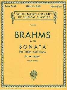 Johannes Brahms: Sonata For Violin And Piano In A Major Op.100