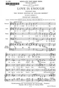 Gustav Holst: Love Is Enough