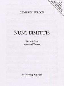 Geoffrey Burgon: Nunc Dimittis (Voice/Organ)