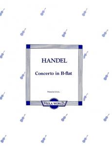 G.F. Handel: Concerto In B Flat (Viola/Piano)