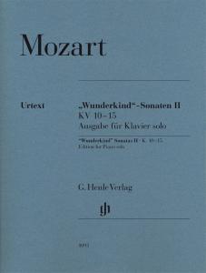 Wolfgang Amadeus Mozart: Wunderkind" Sonatas Volume II K.10-15 - Piano Solo"