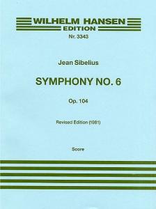 Jean Sibelius: Symphony No.6 Op.104 (Score)