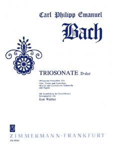 Carl Philipp Emanuel Bach: Trio Sonata In D WQ151