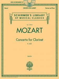 W.A. Mozart: Concerto For Clarinet K.622 - Clarinet/Piano (Book/CD)