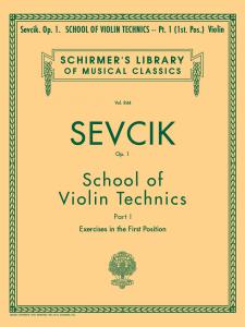 Otakar Sevcik: School Of Violin Technics Op.1 Book 1 (First Position)