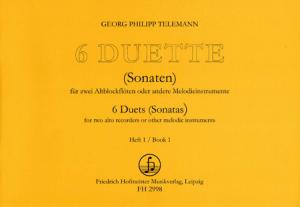 Georg Philipp Telemann: 6 Duette Band 1 - Sonaten 1-3
