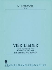 Nikolai Medtner: 4 Songs Op.45