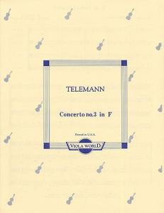 Georg Philipp Telemann: Concerto No.3 In F For 4 Violas (Score/Parts)