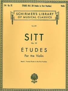 Hans Sitt: Etudes For Violin Op.32 Book 1 (First Position)