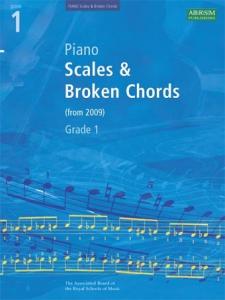 ABRSM Piano Scales and Broken Chords: From 2009 (Grade 1)