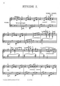 Scott: Cyril Etude Op. 64 No. 1 for Piano