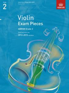 ABRSM: Selected Violin Exam Pieces - Grade 2 Book Only (2012-2015)