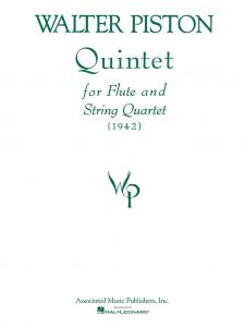 Walter Piston: Quintet For Flute And String Quartet (Score)