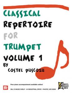 Classical Repertoire for Trumpet, Volume 1