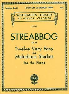 Louis Streabbog: Twelve Very Easy And Melodious Etudes Op.63 (Grade 1)