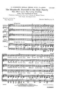 Hector Berlioz: The Shepherd's Farewell (English Text)- SATB