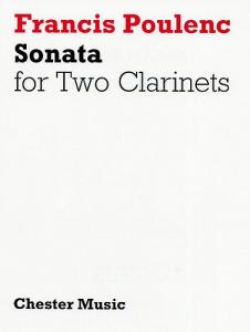 Poulenc: Sonata For Two Clarinets (In B Flat And A) Player's Score