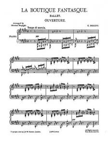 Rossini/Respighi: La Boutique Fantasque for Piano