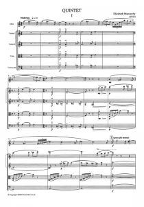 Elizabeth Maconchy: Oboe Quintet (Score)