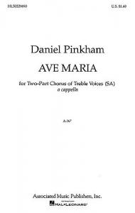 Daniel Pinkham: Ave Maria SA