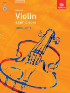 ABRSM Violin Examination Pieces: Grade 6 (2008-2011)