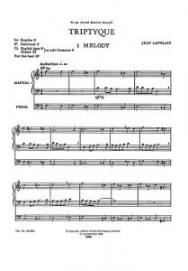 Langlais: Triptyque for Organ