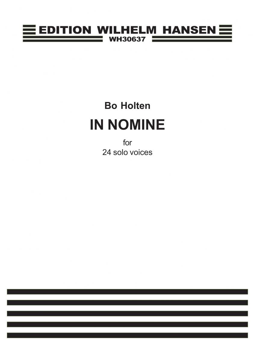 Bo Holten: In Nomine