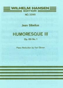 Jean Sibelius: Humoresque No.3 Op.89a (Violin/Piano)