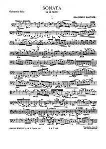 Bantock: Solo Cello Sonata In G Minor