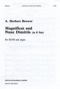 A. Herbert Brewer: Magnificat And Nunc Dimittis In E Flat