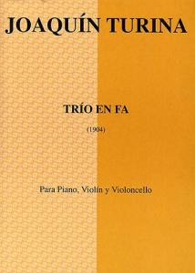 Joaquin Turina: Trio En Fa (Score/Parts)