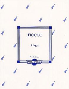 Joseph-Hector Fiocco: Allegro (Viola)