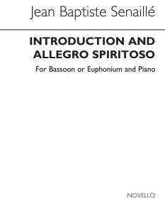 Jean Baptiste Senaille: Introduction And Allegro (Euphonium/Piano)