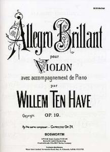 Willem Ten Have: Allegro Brillante Op.19